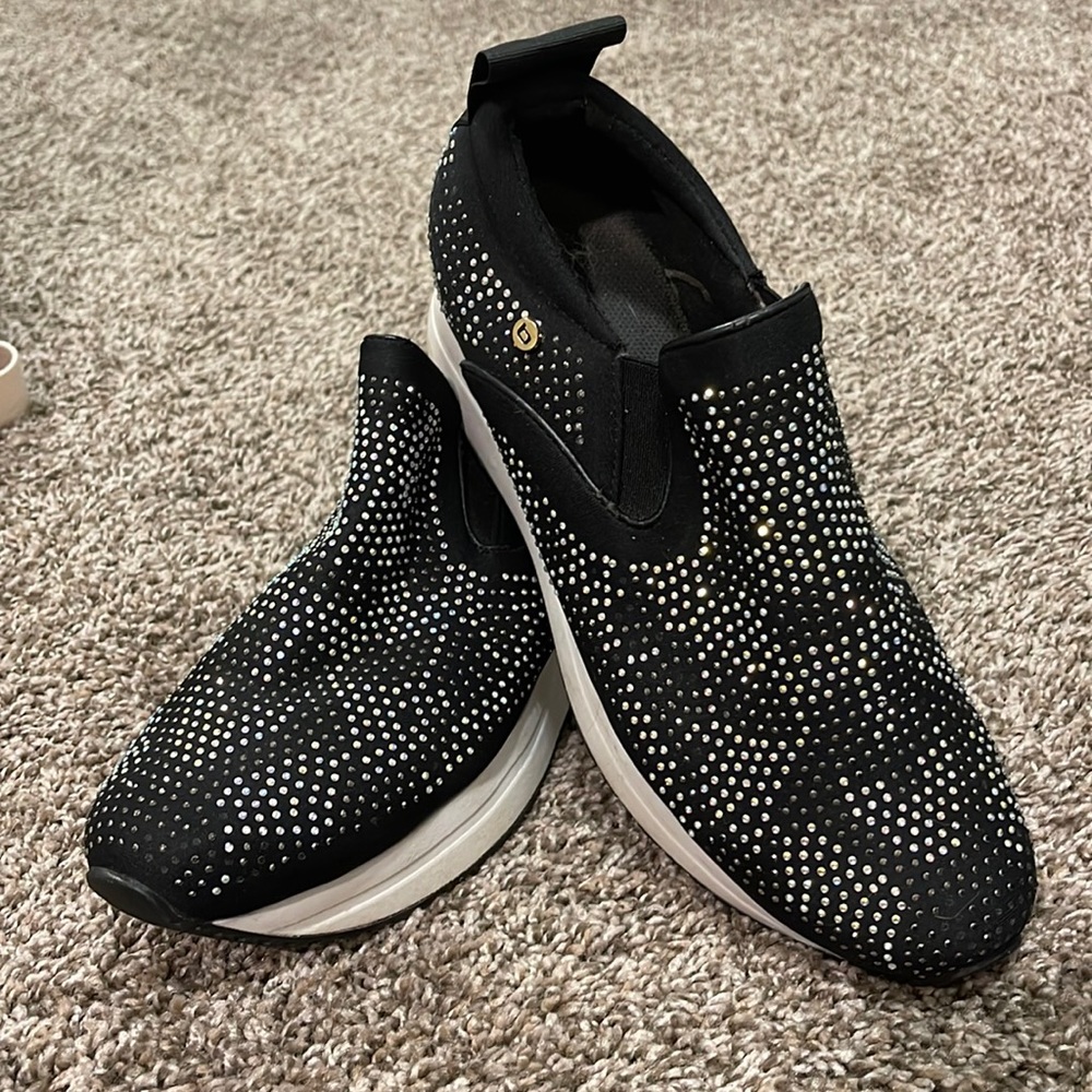 Shiny sneakers